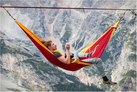 Finest travel with the portable parachute hammock