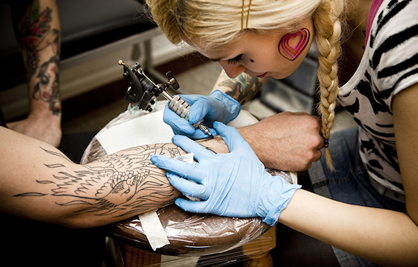 the art of tattooing in bali indonesia