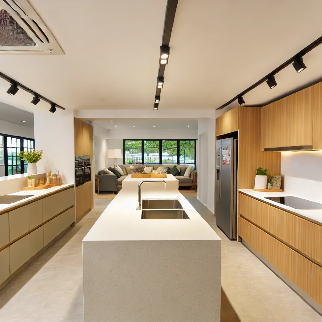 kitchen layout made from AI